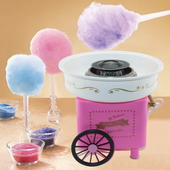 Retro Vedu Cotton Candy Machine Mood Mini Candy Hambaniiti Maker Kodus Kasutamiseks Countertop Elektrilised Nostalgia Käru
