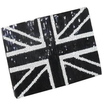 Riided Naiste Särk Top Diy Suur Plaaster Briti lipu Mustad Litrid sellega tegeleda, T-särk tüdrukutele Plaastrid riided Kleebised