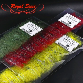 Royal Sissi 3brushes/set pehme EP Streamer Harjad 8 valikulist värvi klassikaline streamer lennata sidumismaterjali baitfish flash harjad
