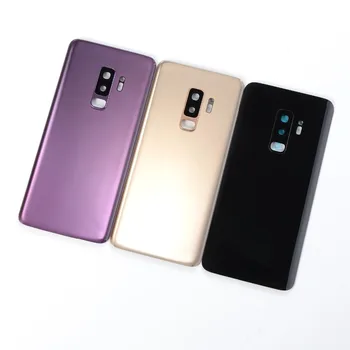 SAMSUNG Galaxy S9 S9 Plus+ G965 S9 G960F Tagasi Klaas Patarei Kaane Taga Uks Eluaseme Paneel Juhul Osa Koos Kaamera Objektiivi Raamid