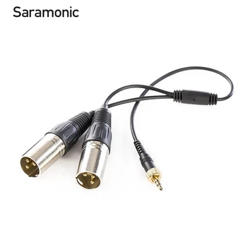 Saramonic SR-UM10-CC1 Dual-XLR Sisend Mikrofoni Kaabel Konverteri jaoks UwMic9, UwMic10 & UwMic15 Juhtmeta Süsteemid