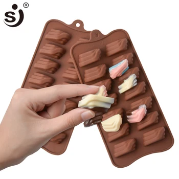 SJ 3d Kook Dekoratsioonid Vahend Silikoonist Vormid Šokolaad Vormidesse Candy Bar Kook Hallituse Jelly Puding Küpsetamine DIY Mousse