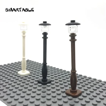 Smartable KES Retro Tänava Lamp Pirn Koos Lambivarju ehitusplokid Osad DIY Mänguasjad Loominguline Ühilduv Linna 10tk/palju