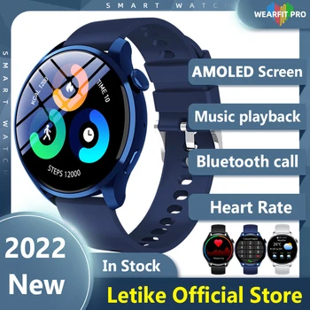 SmartWatch 2022 Smart Watch Mehed LETIKE HW66 AMOLED HD-Ekraan vererõhk Bluetooth Kõne Pikk Oote-Veekindel pk GTR3 GTS2
