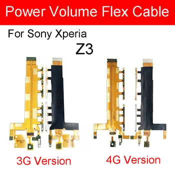 Sony Xperia Z3 D6653 D6603 D6643 3G-4G/Off Power Helitugevuse Nuppu Flex Kaabel Mikrofon Vibraator