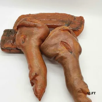 Supermarket butchery store kaupluses teenetemärgi rekvisiidid kunstlik simulatsiooni võltsitud sealiha praad ribi chops blokeerida viilud Sead jalad jalad