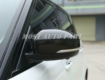 Süsinikkiust Vaadata Rearview Mirror ühise Põllumajanduspoliitika Hõlmama Sisekujundus Jaoks Land Rover Range Rover Sport Vogue 2014-2019 2tk Auto Kaunistamiseks Auto Sisekujundus