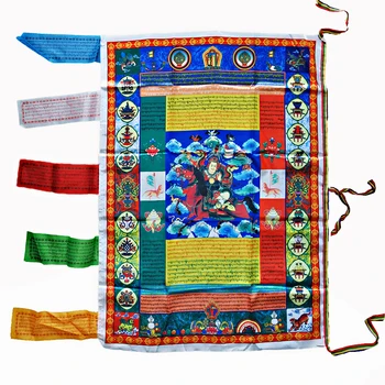 Tiibeti Budistlik Tuul Hobune Palve Lipp, Tiibeti Sutra Streamer, Kvaliteedi Trükkimine Kuningas Gesar Lipp