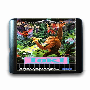Toki 16 bit Sega MD Mängu Kaart Mega Drive jaoks Genesis Video Mängu Konsool