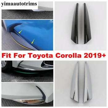 Toyota Corolla E210 2019 -2022 Ees Alla Kaitseraua Kaitsekile Nurgas Riba Katab Sisekujundus ABS Chrome / Carbon Fiber Tarvikud