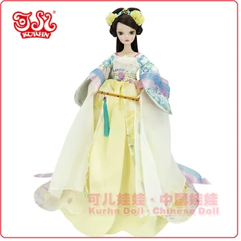 Tüdruk bitrhday kingitus, traditsiooniline Hiina nukk plastikust nukk -- Sügis Fairy#9110