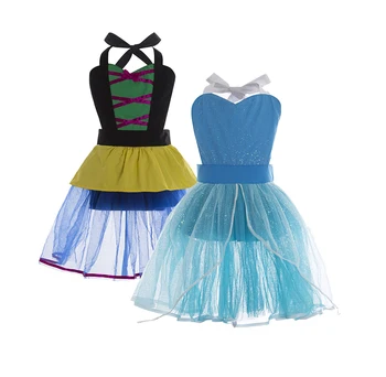 tüdrukud kleit baby girl riietus teismelised kleit tüdruk sünnipäeva kleit Printsess Aladdin Jasmine Ninakas Prestige Kostüüm kõhutants