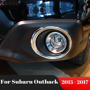 Udutule Lambi Kate Sisekujundus Jaoks Subaru Outback 2015 2016 2017 ABS Plastikust Auto Tarvikud Pea Foglight Vormimise Bezel Trimmib