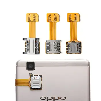 Universaalne Geek DIY Android Telefon kahe SIM Kaardi Adapter Hübriid Sim-kaardi Pesa Nano Cato Micro SD Extender