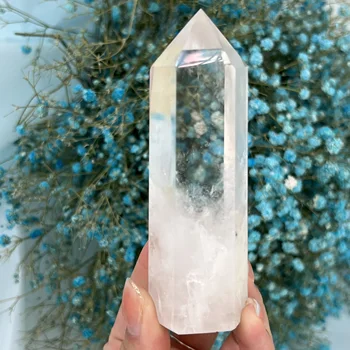 Uue Saabumist!!!Looduslik Himaalaja Selge Quartz Crystal Punkti Meditatsioon, Reiki Tervendav Lemuurlane Kinni Kaunistused Home Decor Kingitus