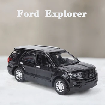 Uus 1:36 Ford Explorer Sulam, Auto Mudel, Heli ja valguse Diecasts & Mänguasi Sõidukite mänguautod Kid Mänguasjad Lastele Kogumise Kingitused
