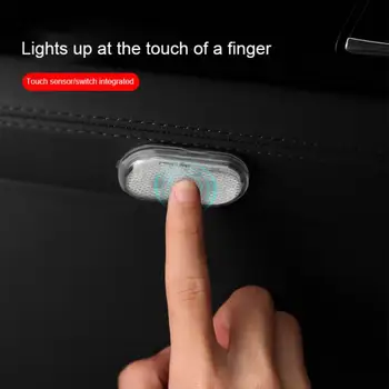Uus Auto LED Touch Tuled Traadita Interior Light Auto Katus Lagi lugemislamp Ukse Suu Pagasiruumi Storage Box USB-Laadimine