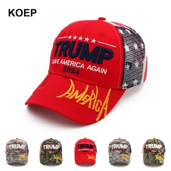Uus Donald Trump 2024 ühise Põllumajanduspoliitika USA Pesapalli Mütsid PÄÄSTA AMEERIKA TAAS Snapback President Müts Tikandid Hulgimüük Tilk Laevandus Mütsid