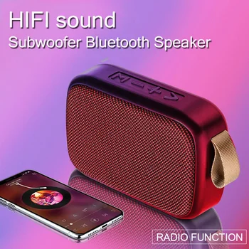 Uus Juhtmevaba Bluetooth Kõlar Mini Subwoofer Toetada TF Kaarti Väike Raadio Mängija Väljas Kaasaskantav Sport Audio Toetus 16GB