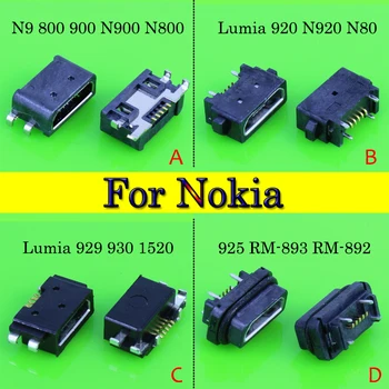 Uus Micro-USB Pistik NOKIA N9 lumia 800 900 N900 N800/920 N920 N80/929 930 1520/925 laadija dock connector port pistikuga