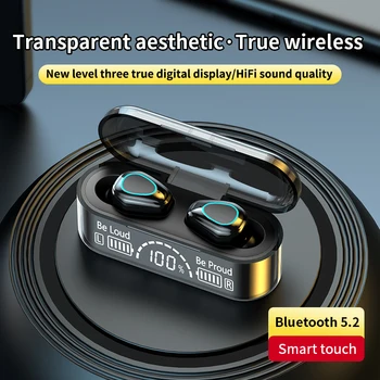 Uus TWS Earbuds Bluetooth 5.2 HiFi Stereo Juhtmeta Kõrvaklapid Touch Sport Müra Tühistamises Kõrvaklapid Fone De Ouvido Bluetooth