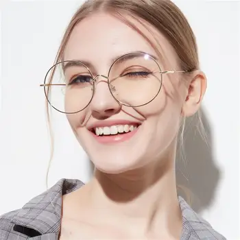 Vintage Metallist Raamidega prillid mood lihtne unisex ring Plain prillid, Prillid Anti-sinise Kiirguse Klaasid Raami Tarvikud