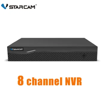VStarcam HD H. 264 NVR 4CH Salvesti Audio sisend HDMI Võrgu videosalvesti toetust 5MP IP Kaamera 6TB HDD Video Valve