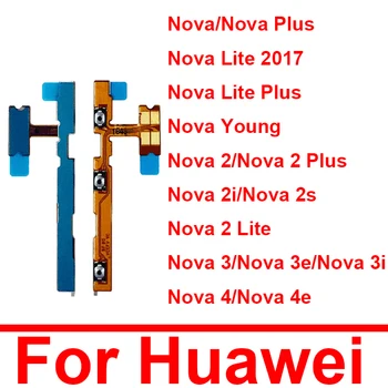 Võimsus Maht Flex Kaabel Huawei Nova Noorte Lite Plus 2 3 4 2i 3i 3e 4e Lite2017 2 Lite 2 Pluss Audio Switch Flex Lint Osad