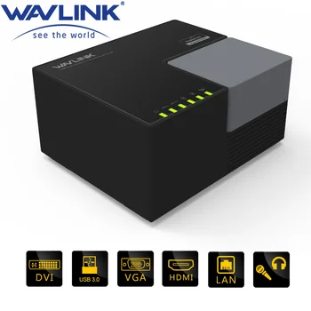 Wavlink USB 3.0 Universaalne Docking Station Dual Video DisplayLink Full HD 1080P DVI VGA HDMIport Sülearvuti Docking Station