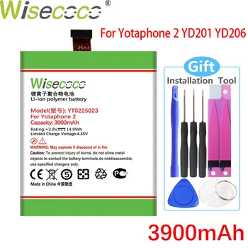 Wisecoco YT0225023 3900mAh Uus Aku Yotaphone 2 YD201 YD206 Kõrge Kvaliteedi asenda+Tracking Number