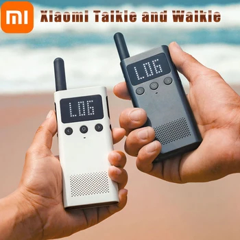 Xiaomi Mijia 1S Walkie Talkie 20 Kanalite 430-440MHz kahesuunaline Raadio Smart Bluetooth Interphone USB Laetav Asukoht Jagada