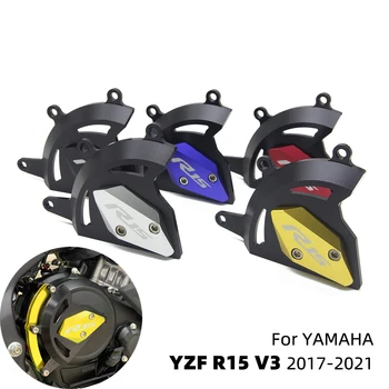YZF R15 V3 Mootori Guard Kate Protector Crash Kaitse Pool Pad Puhul Yamaha YZF-R15 YZFR15 V3.0 2017-2021 CNC Alumiinium