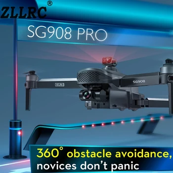 ZLLRC SG908 Pro/MAX Undamine 3-Telje Gimbal 4K Kaamera 5G Wifi GPS FPV Profesional Dron 50X Kokkupandav Quadcopter 1.2 km Vs SG906pro