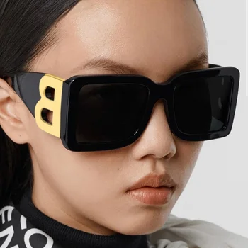 Ülegabariidiliste Square Päikeseprillid Naiste Mood 2021 Uus Vintage Suur Raami Tooni Meeste päikeseprillid UV400, Prillid Oculos Gafas De Sol